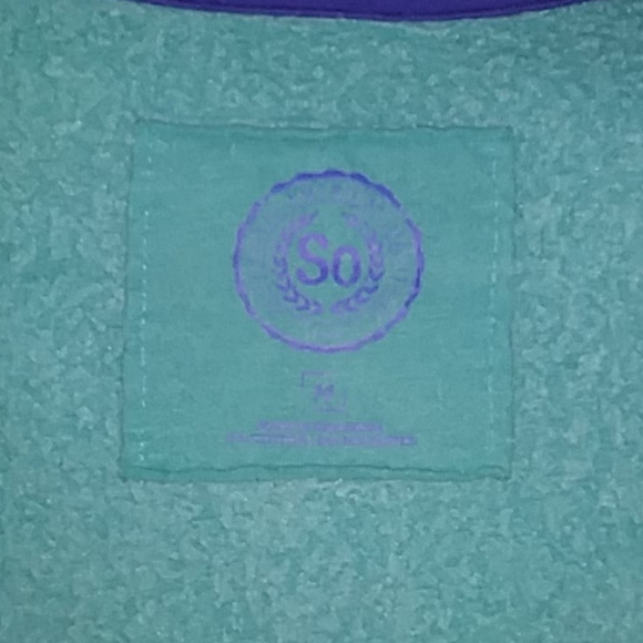 Teal printed jacket - Picture 2 of 3